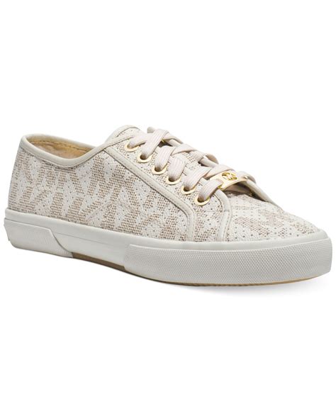 michael kors white tennis shoes
